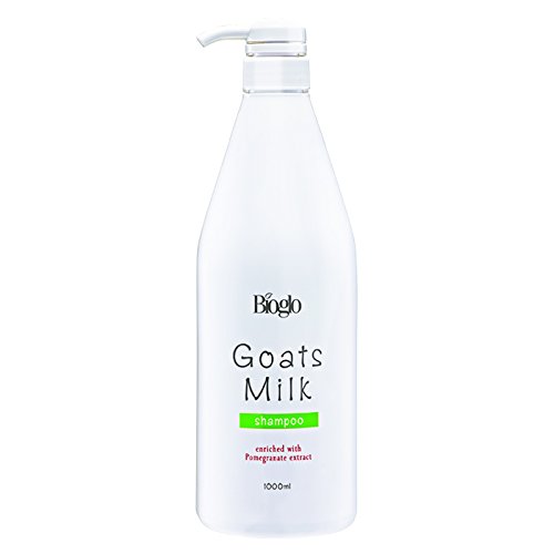 Cosway Bioglo Goats Milk Shampoo 4-Pack (1000ml Each) - Nourishing & Hydrating for Dry & Damaged Hair - Perfect for Daily Use & Salon Treatments