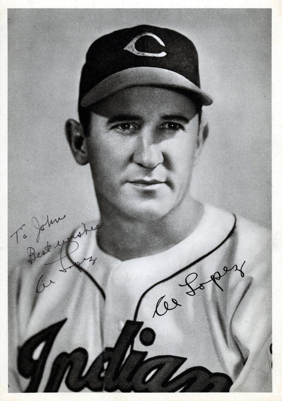 Al Lopez Autographed 6x8.5 Photo - Cleveland Indians Memorabilia - Beckett BAS Certified #F98294 - Perfect for Sports Collectors and Baseball Fans Display