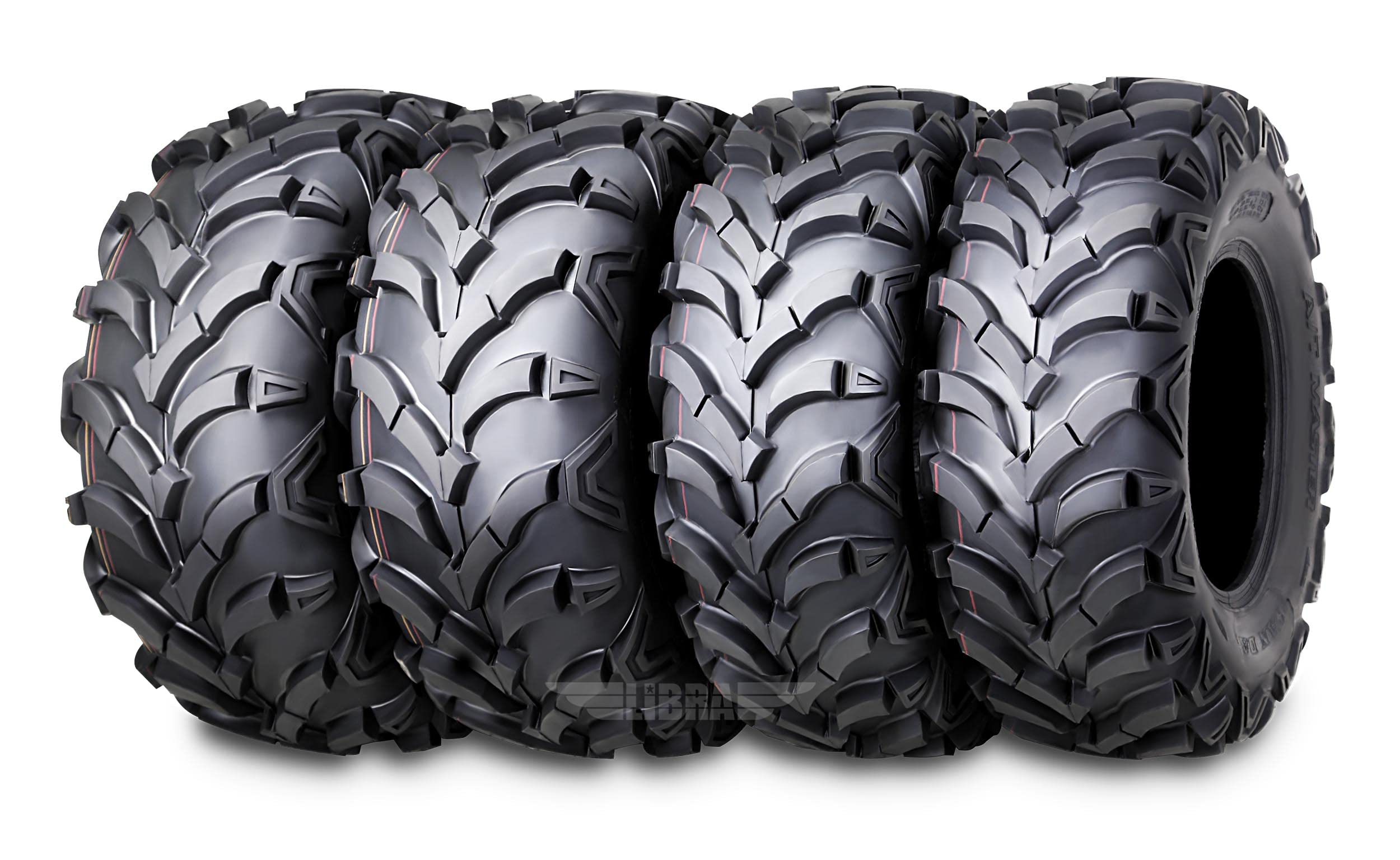 Premium WANDA Solid Mud ATV Tires 24x8x11 & 24x10x11 - Heavy Duty All-Terrain Tires for 2004 Kawasaki Bayou 300 - Perfect for Off-Road, Mudding, and Trail Riding Adventures