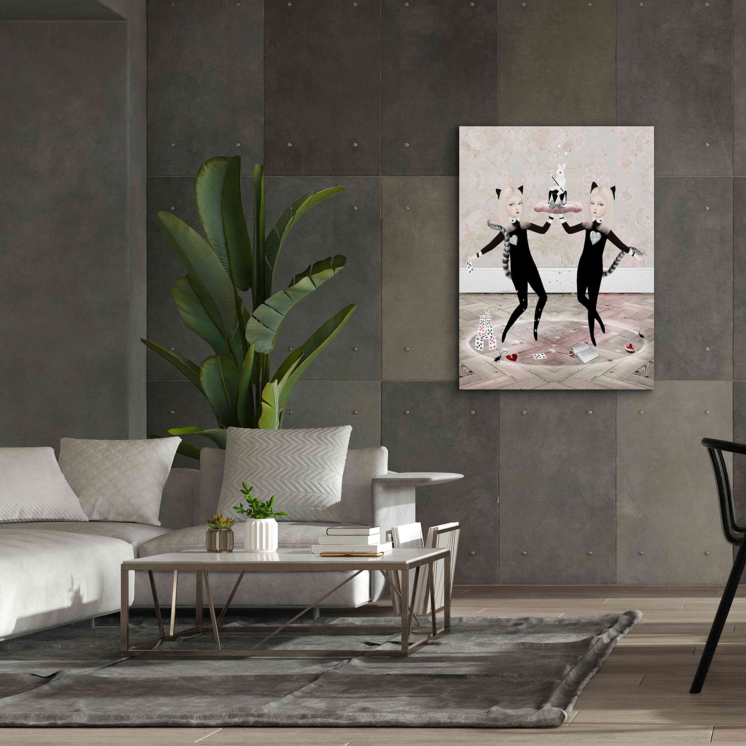 The Newmars by Art & Ghosts - 40x54 Inch Modern Canvas Wall Art for Living Room, Bedroom & Office Decor | Space-Themed Home Decor | Ready to Hang