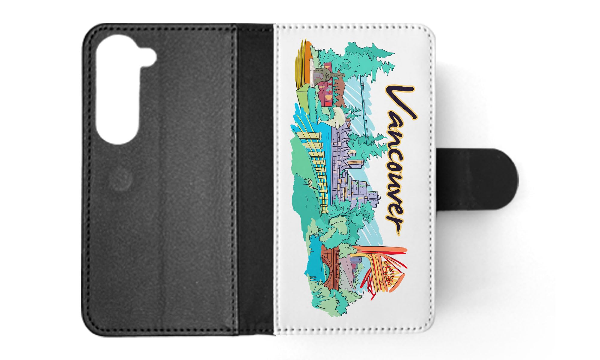 Samsung Galaxy S23 Flip Wallet Case - Vancouver Canada Style for Travel & Daily Use