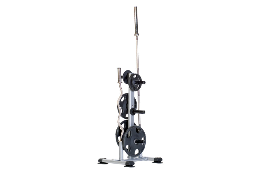 TuffStuff Proformance Olympic Weight Tree (PPF 758) - Heavy Duty Barbell Plate Storage Rack for Home & Commercial Gyms - Perfect for Weightlifting, CrossFit & Strength Training