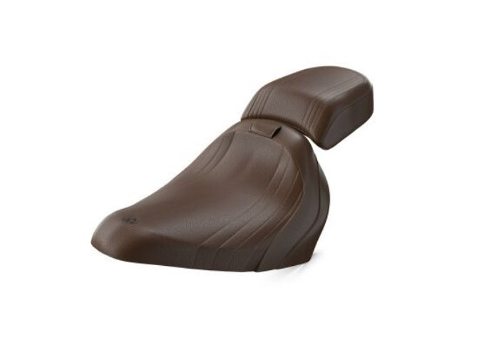 BMW Motorrad R18 Day Rider Seat Set - Genuine Brown Leather Motorcycle Seat for Comfortable Long Rides | Perfect for Cruising & Touring