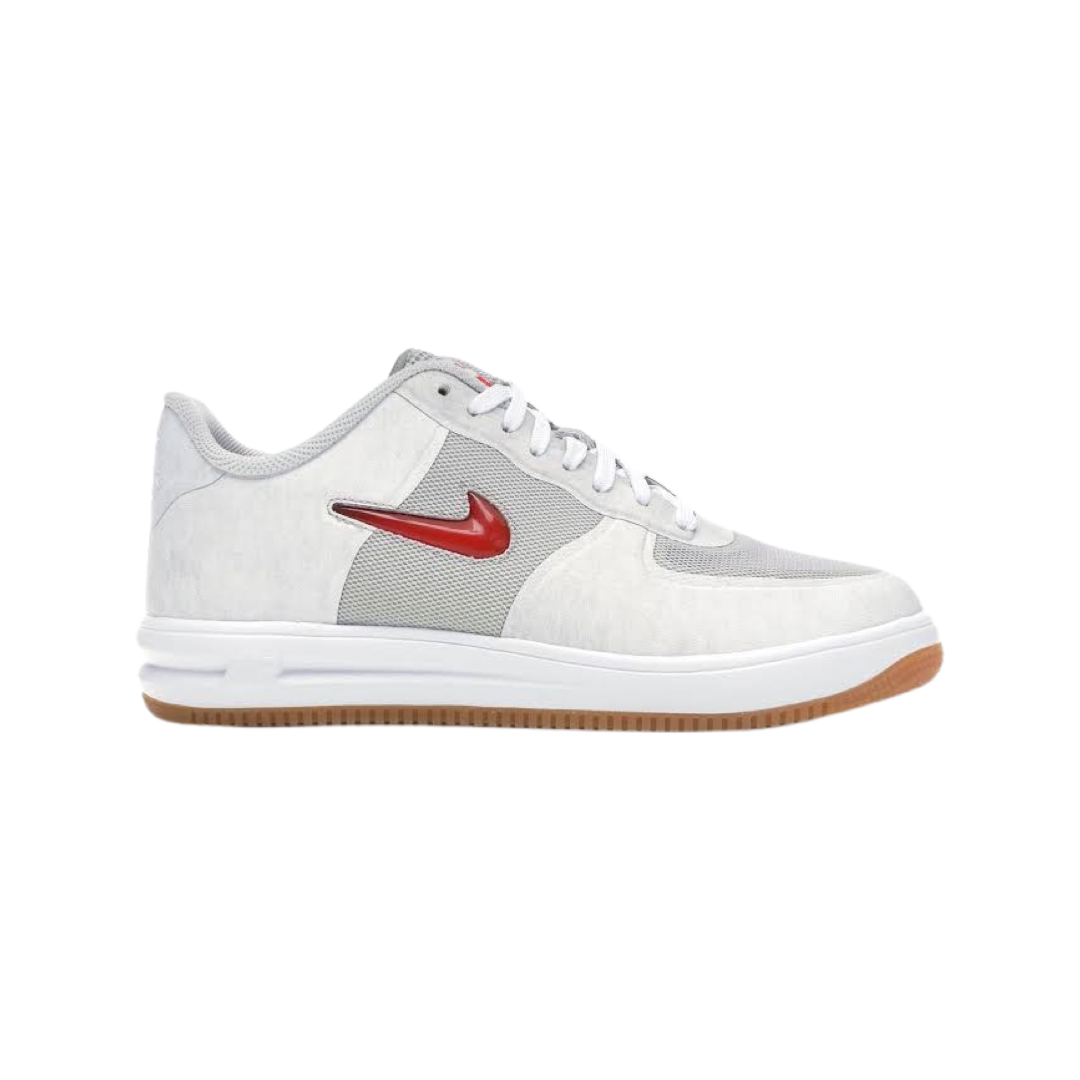 Nike Lunar Force 1 Low CLOT Fuse Grey Red Blue Sneakers - Men's Basketball Shoes for Streetwear & Casual Wear | Perfect for Urban Fashion & Daily Comfort