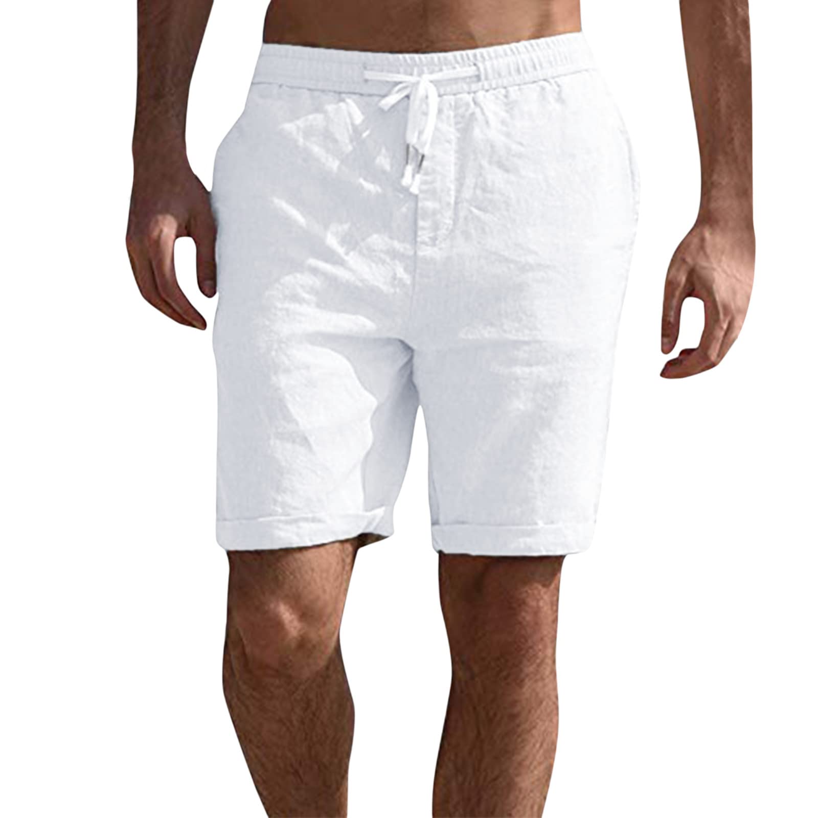 Men's Athletic Shorts - Breathable Workout Shorts with Drawstring Waist for Running, Gym & Summer Casual Wear | Lightweight & Comfortable Men's Trousers