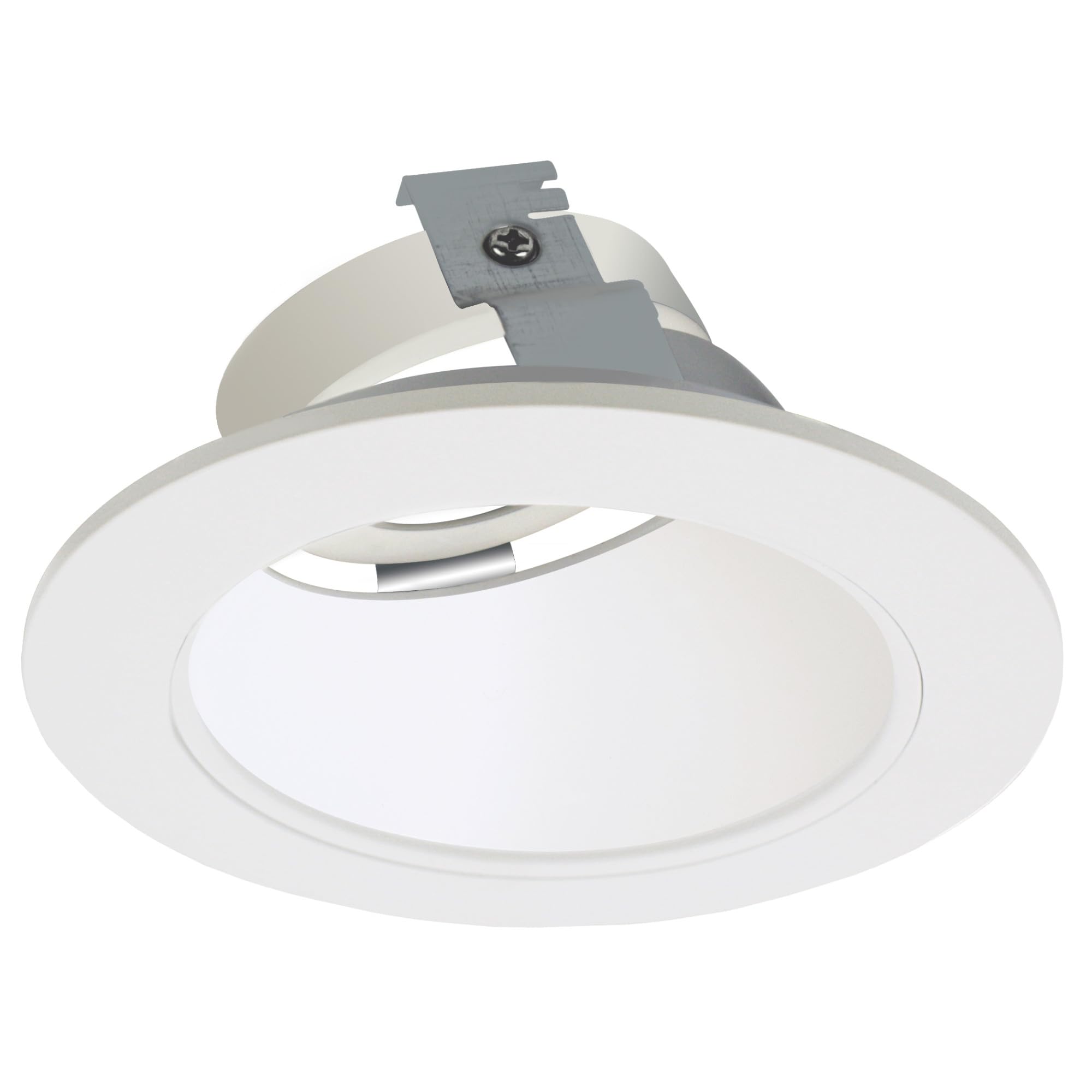 Elco ELK4122 Koto System 4 Inch Adjustable Round Wall Wash Trim in White - Perfect for Modern Home Lighting & Accent Wall Illumination
