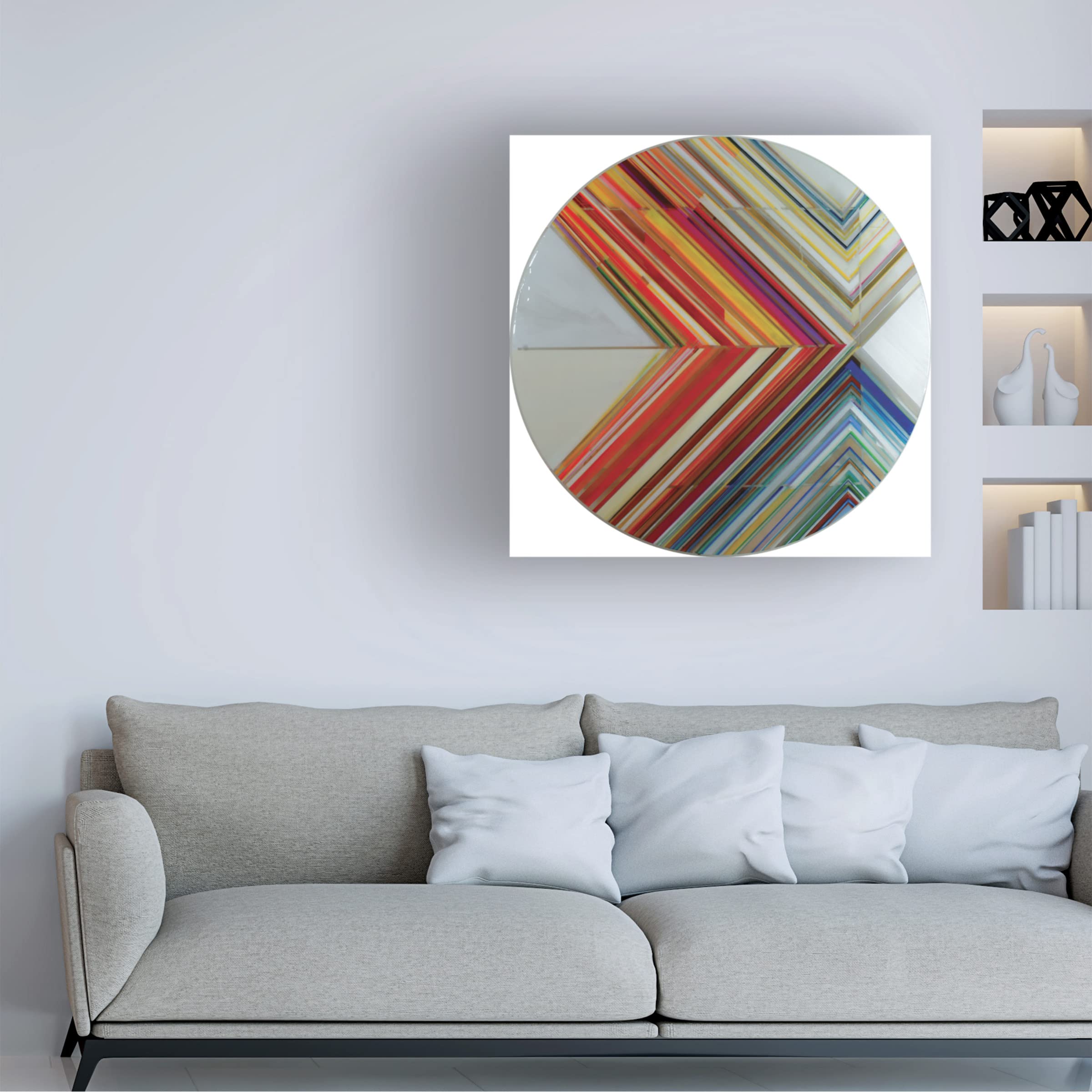 Bellissimo Art 'Rossano II' Canvas Wall Art - Handmade Modern Home Decor for Living Room, Bedroom & Office | Trademark Fine Art Collection
