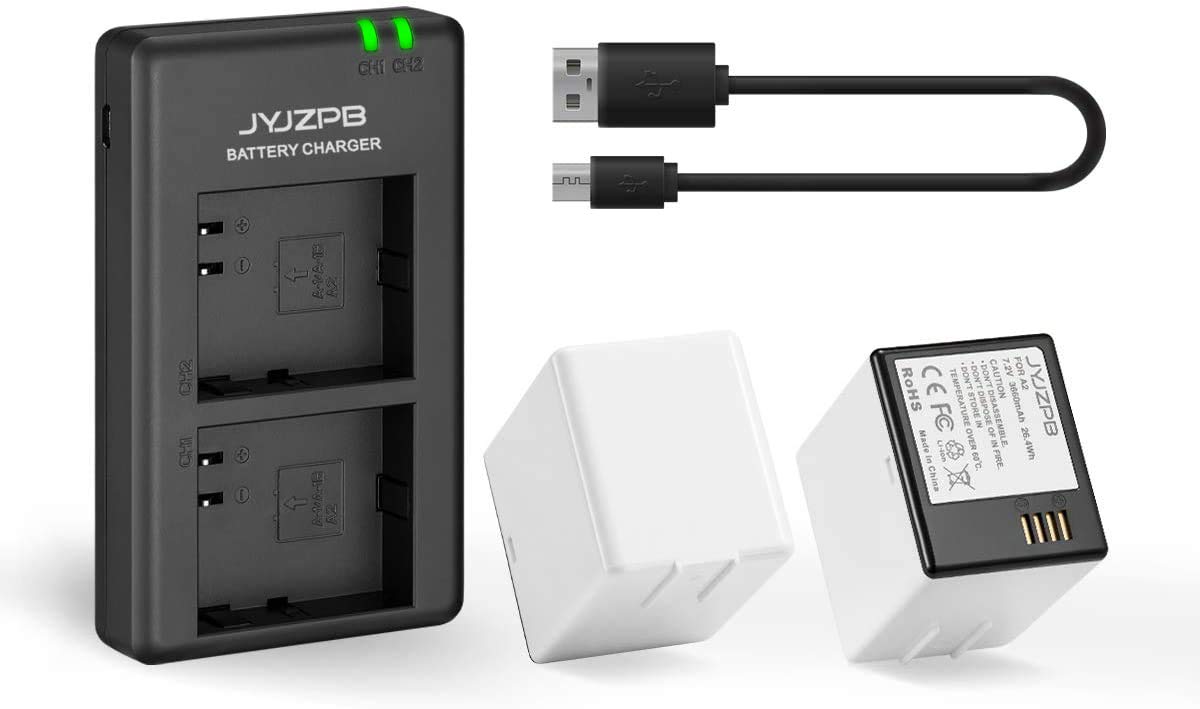 7.2V 3660mAh Rechargeable Li-ion Battery Pack & Dual Charger for Arlo Go Camera - Long Lasting Power Supply for Outdoor Security Surveillance & Travel Use