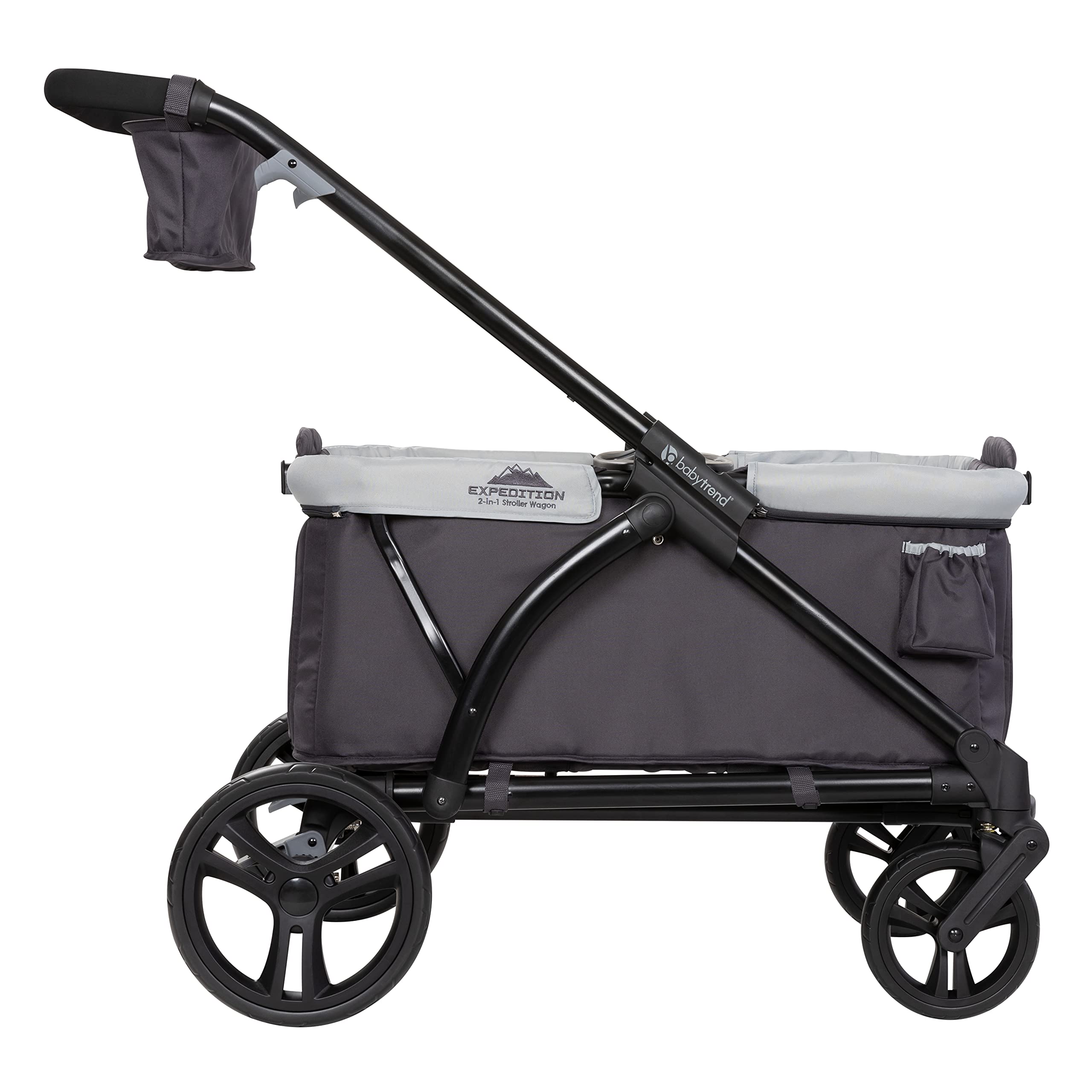 Baby Trend Expedition Stroller Wagon - 3-in-1 Convertible Stroller, Wagon & Playard | Liberty Midnight Design | All-Terrain Wheels for Beach, Park & Outdoor Adventures