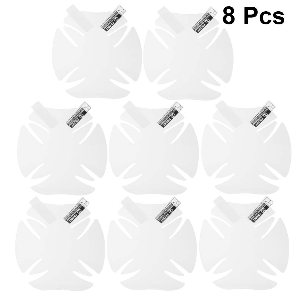 8pcs Car Door Handle Protector Set - Scratch Resistant Vinyl Film Stickers for Car Exterior Protection - Perfect for SUVs, Sedans & Trucks to Prevent Door Handle Scratches & Wear