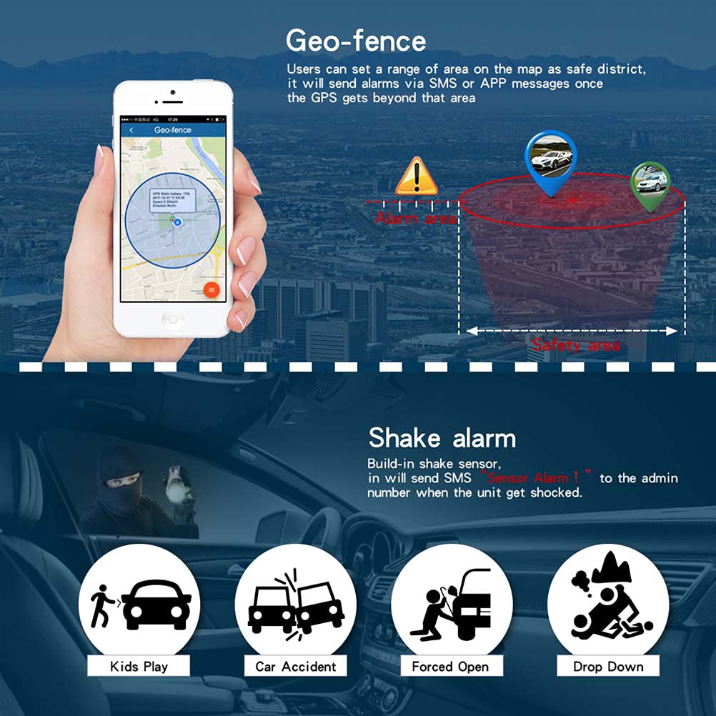 TK913 Mini GPS Tracker No Monthly Fee - Real-Time Magnetic Waterproof Tracking Device for Cars, Motorcycles, Kids & Luggage with Free Mobile App | Perfect for Vehicle Security, Child Safety & Travel Protection