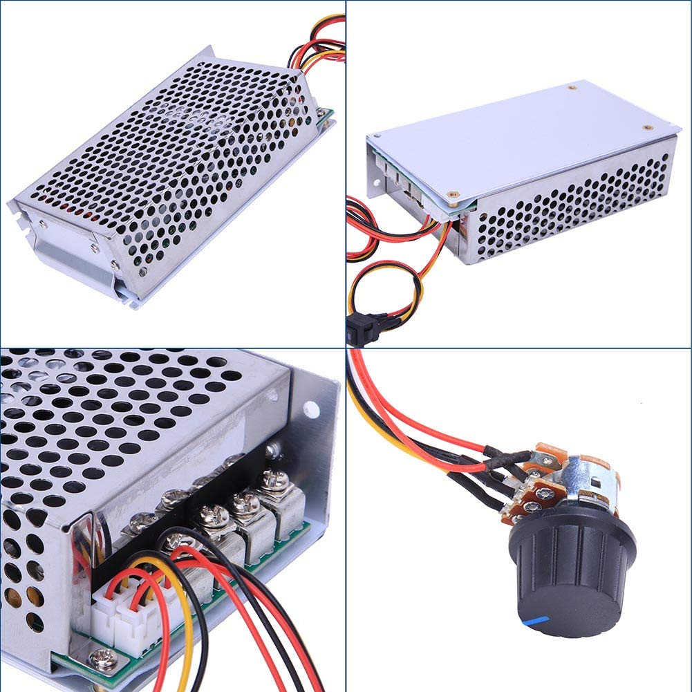 5000W 10-50V 100A PWM DC Motor Speed Controller - Adjustable Governor for Electric Vehicles, Robotics & Industrial Equipment