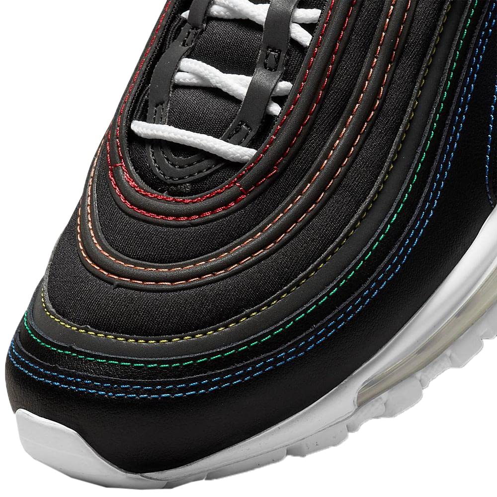 Nike Women's Air Max 97 Running Shoes - Black/Hyper Royal (DJ5999 001) - Size 7.5 - Comfortable Athletic Sneakers for Jogging, Gym & Casual Wear