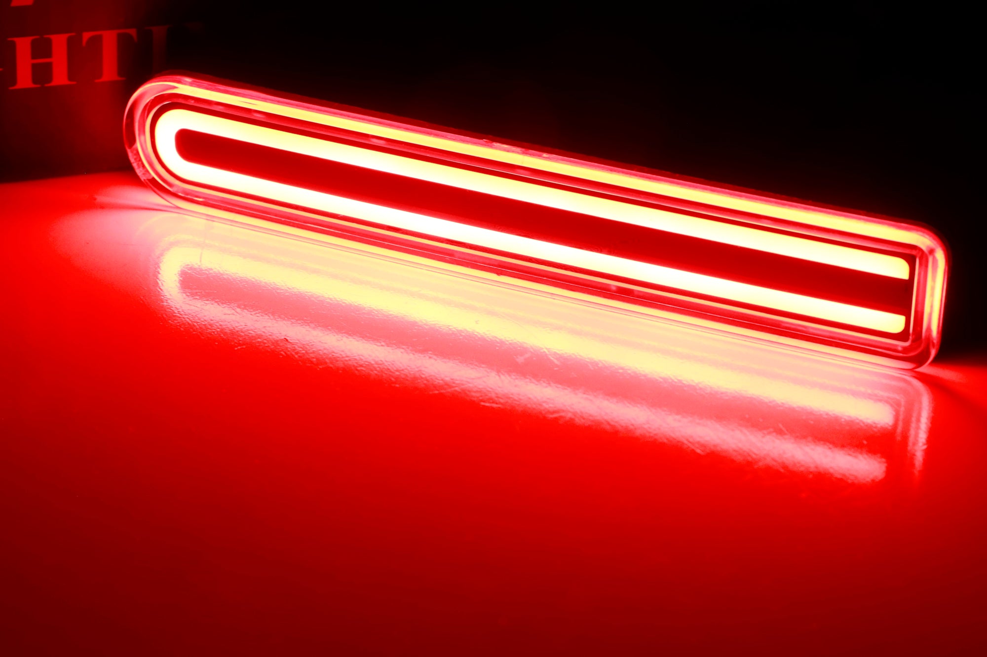 07-14 Toyota FJ Cruiser Dark Red LED Lower Bumper Reflector Lights - High Visibility Safety Lights for Off-Roading & Night Driving