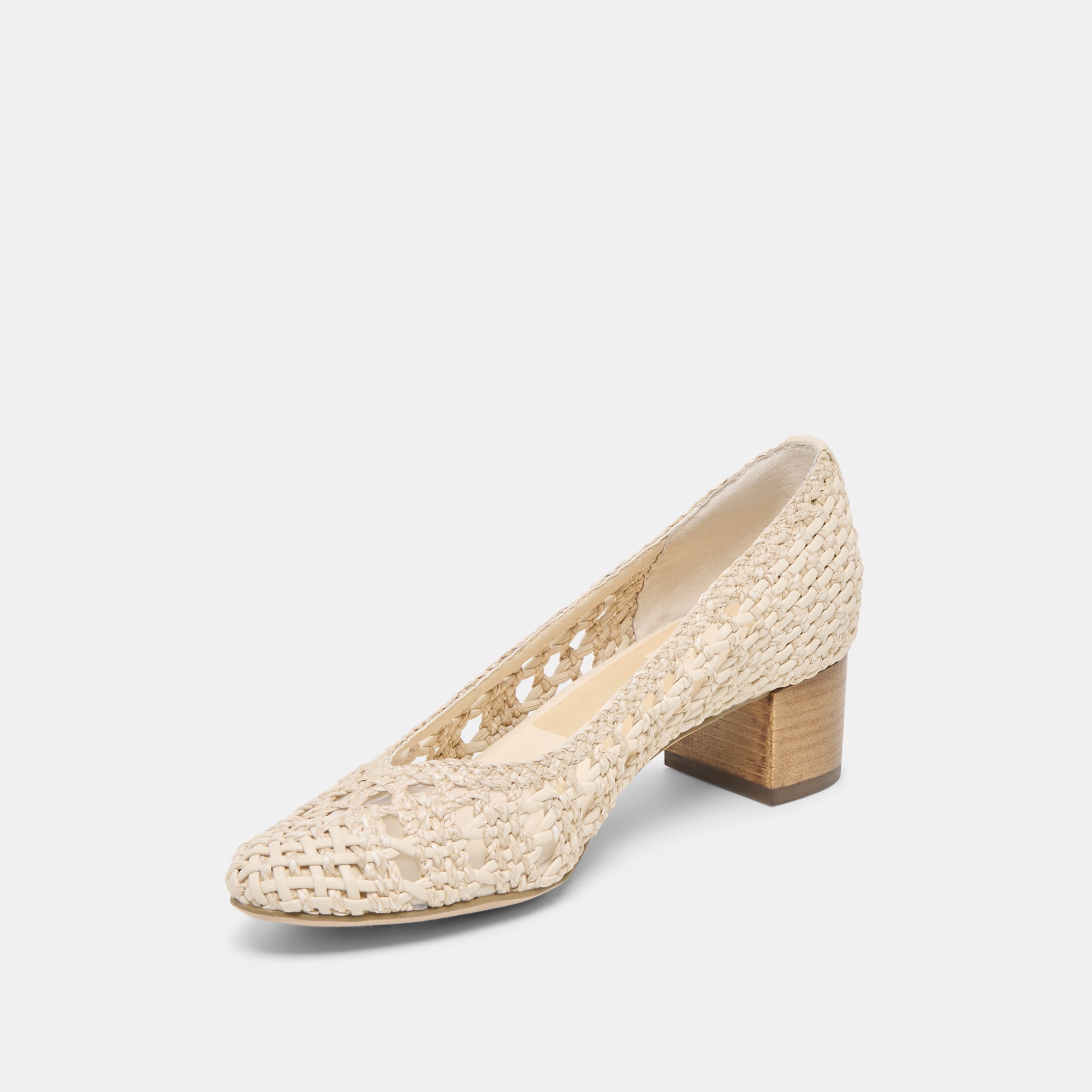 LULA Ivory Multi Woven Raffia Heels - Comfortable Summer Wedge Sandals for Women, Perfect for Beach Vacations, Weddings & Outdoor Parties