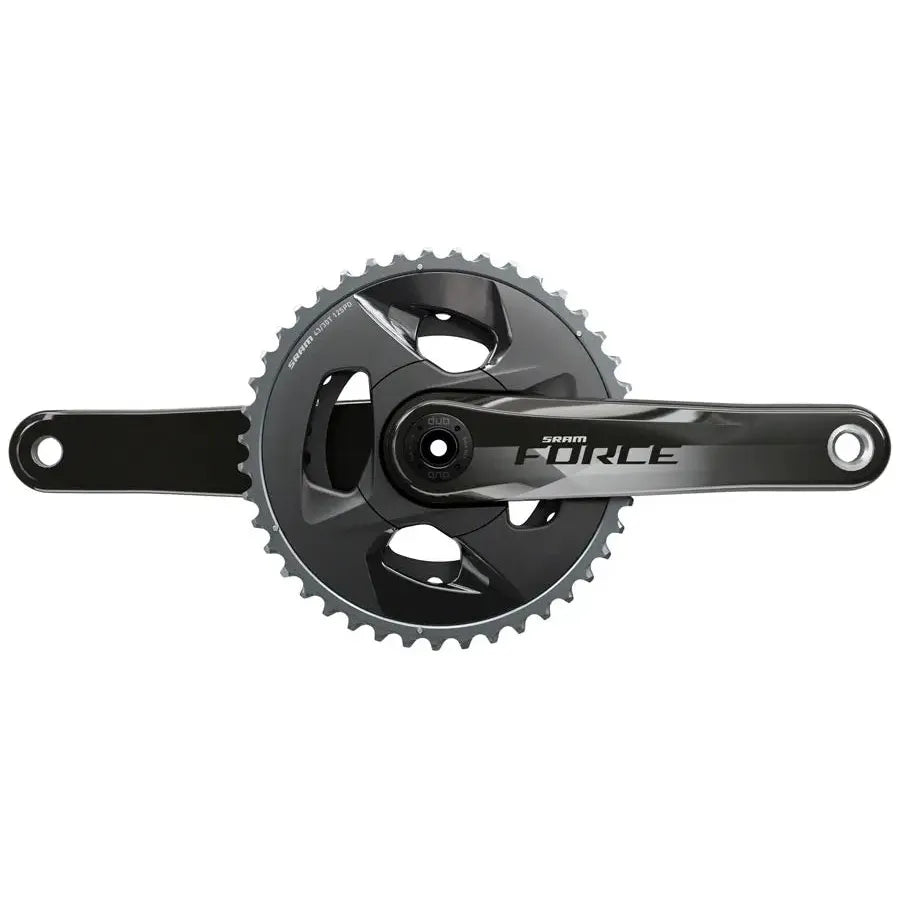 SRAM Force AXS Wide Crankset 170mm - 12 Speed, 43/30t, 94 BCD, DUB Spindle Interface, Natural Carbon (D1) - Perfect for Road & Gravel Bikes, Cyclocross & Adventure Cycling