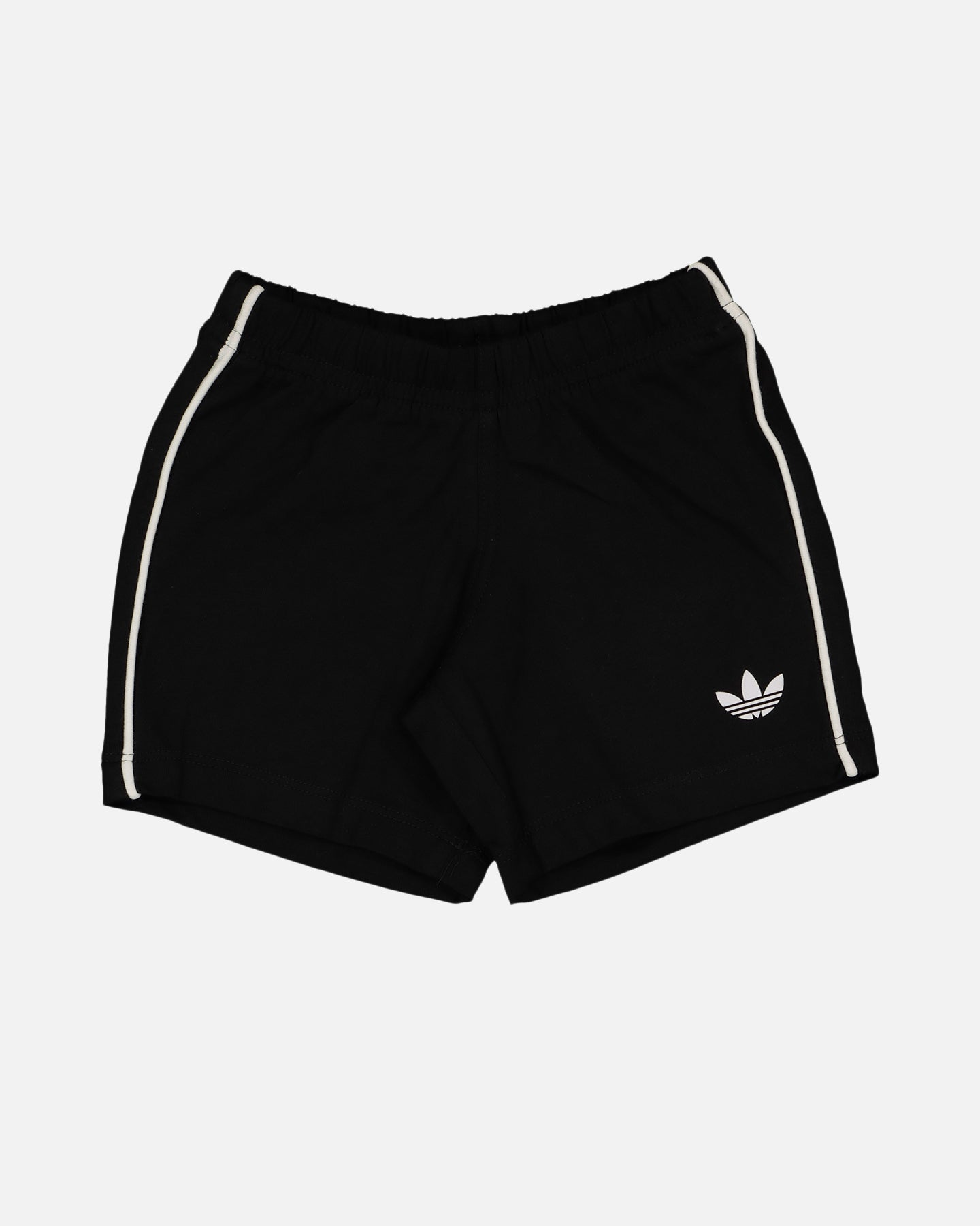 Adidas Infant Adicolor Shorts and T-Shirt Set - Black | Soft Cotton Baby Outfit for Playtime, Daycare & Family Photos