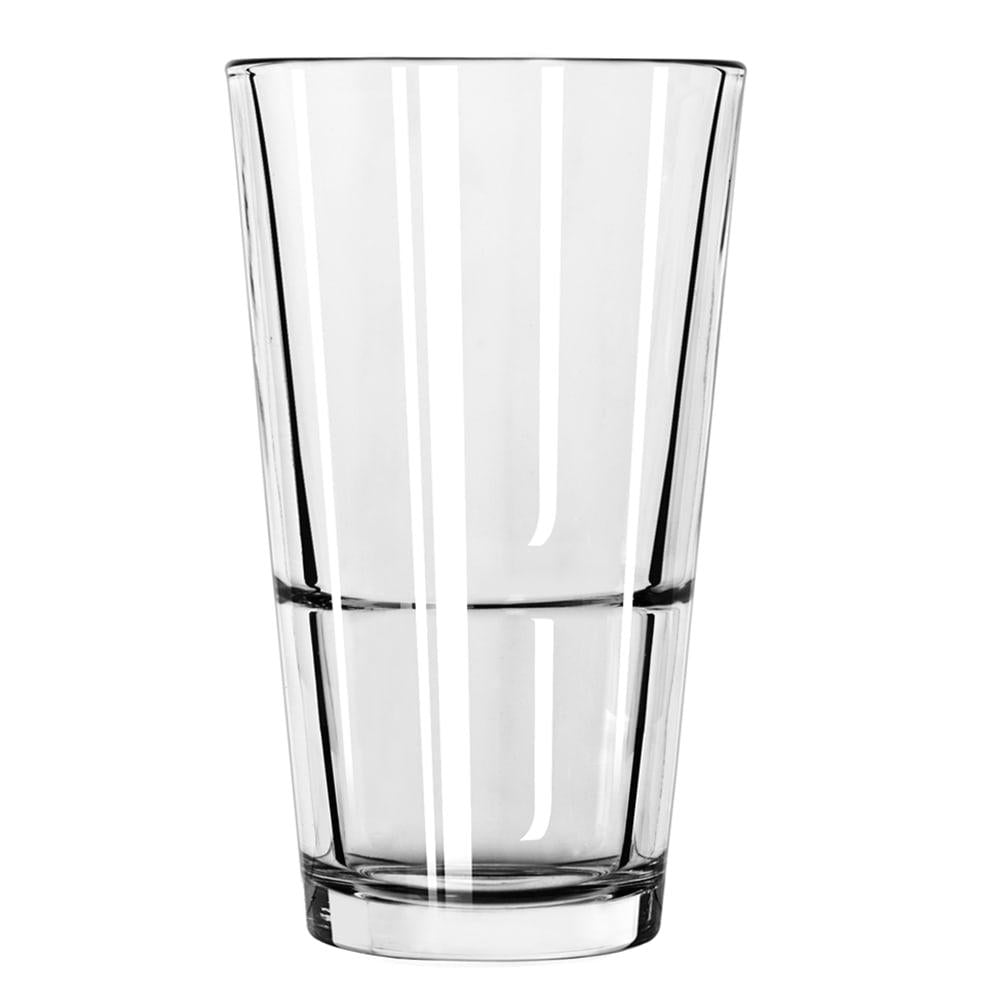 Libbey Restaurant Basics 16 Oz Stackable Mixing Glass - Set of 24 for Bars, Restaurants & Home Cocktail Making - Durable & Space-Saving Barware