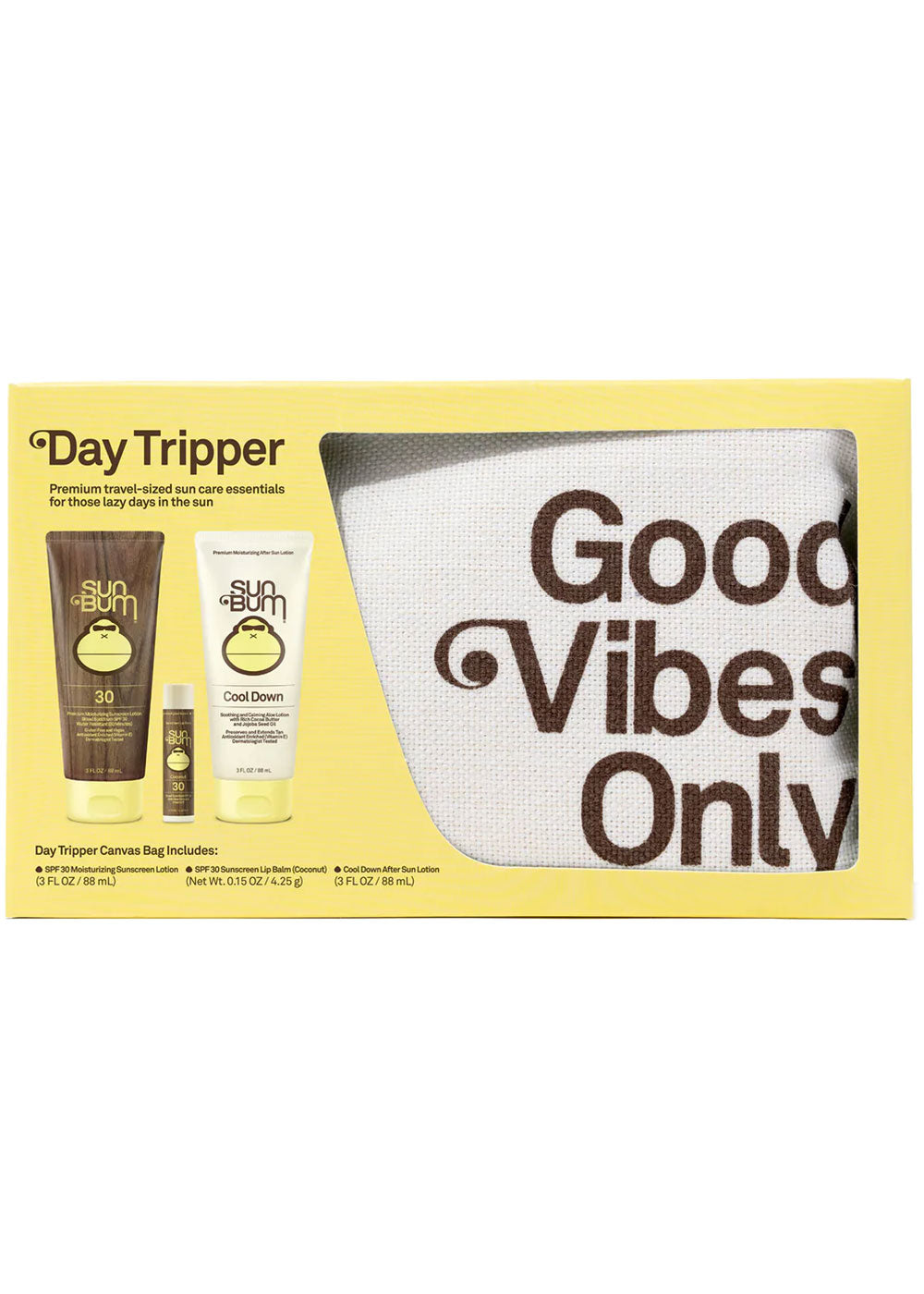 Sun Bum Day Tripper Package - Premium Sunscreen & Skincare Set for Beach, Pool & Outdoor Adventures - SPF 30 Vegan & Reef Safe Sun Protection