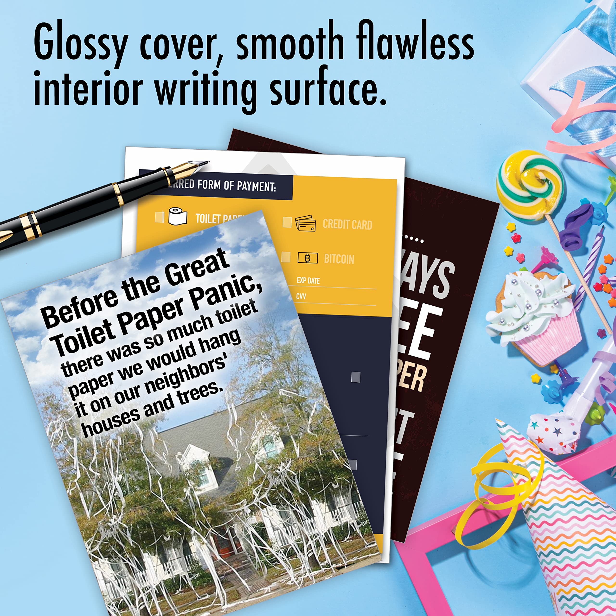 NobleWorks - 10 Funny Birthday Cards Boxed Set with Assorted Humor Photos & Cartoons - Bulk Greeting Cards with Envelopes - Perfect for Office Gifts, Party Favors, and Everyday Celebrations