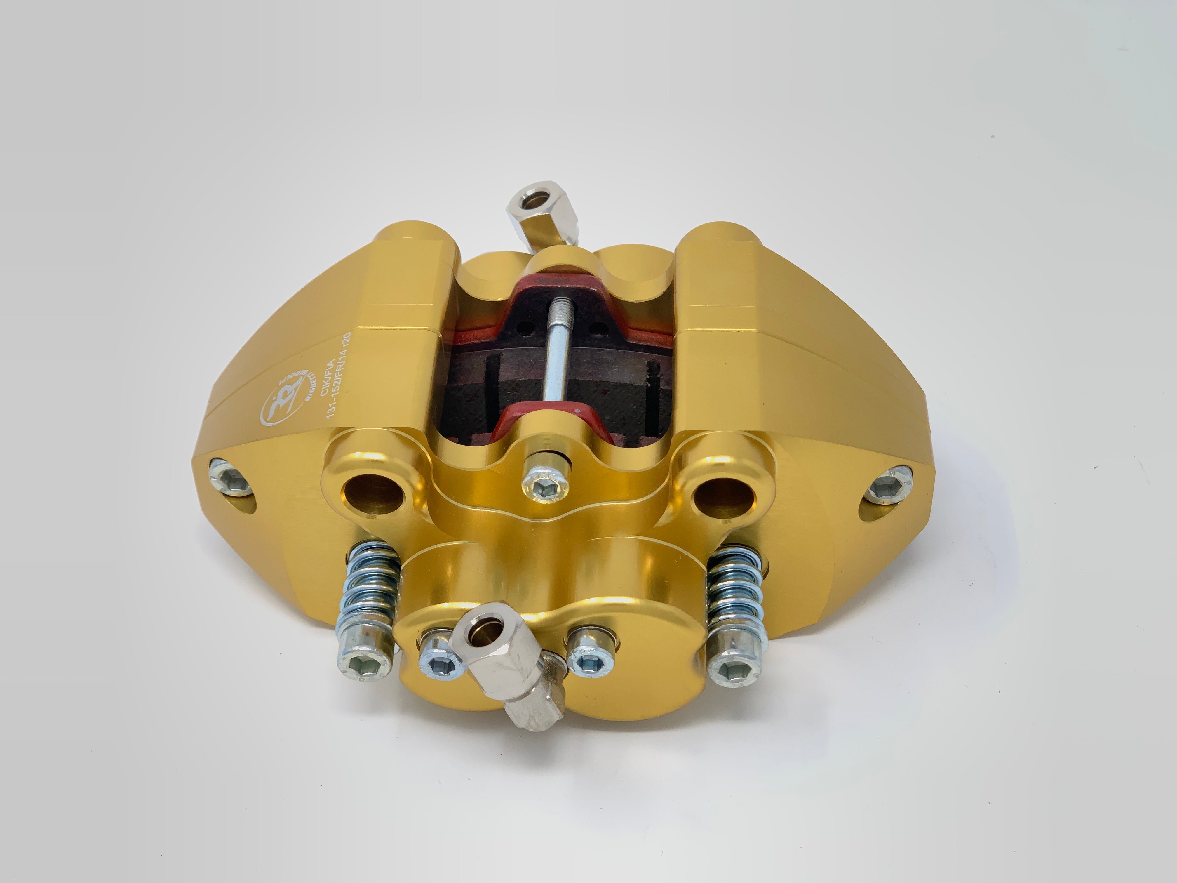 RR 4-Piston CNC Rear Brake Caliper - 60mm High Performance Motorcycle Brake System for Racing & Street Bikes