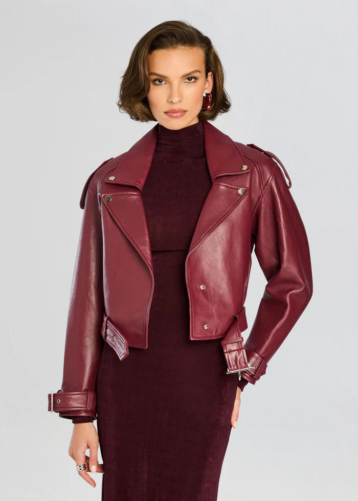 Einsley Genuine Leather Jacket for Men & Women - Stylish & Durable Outerwear for Motorcycle Riding, Casual Wear & Outdoor Adventures