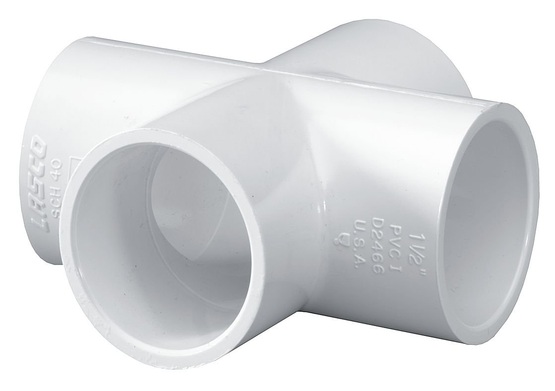 Lasco 420-025 2-1/2-Inch Cross Socket Pool Pump Replacement Part for Efficient Pool Maintenance and Repair