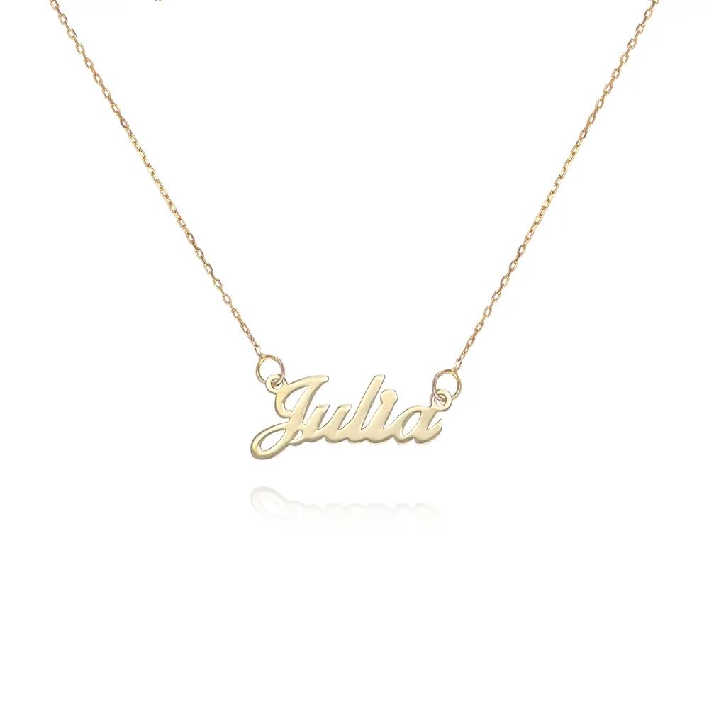 Custom Name Necklace for Women - Personalized Nameplate Pendant Jewelry - Elegant Dainty Gift for Her, Mom, Wife - Perfect for Mother's Day, Christmas, Birthday Gifts - Anniversary, Valentine's Day & Special Occasions
