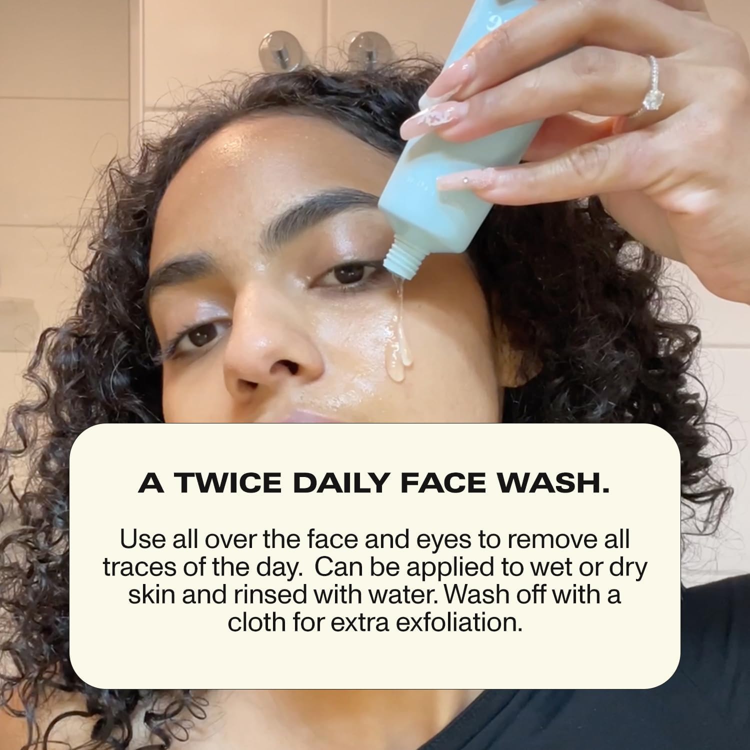 Faace Dirty Face Cleanser - Vegan Skincare with Coconut & Rose Water | Gently Exfoliates, Purifies & Hydrates Skin | Reduces Redness & Soothes Irritation | Creamy Gel Formula for Sensitive Skin | 3.4oz | Perfect for Daily Cleansing & Post-Workout Skincare Routine
