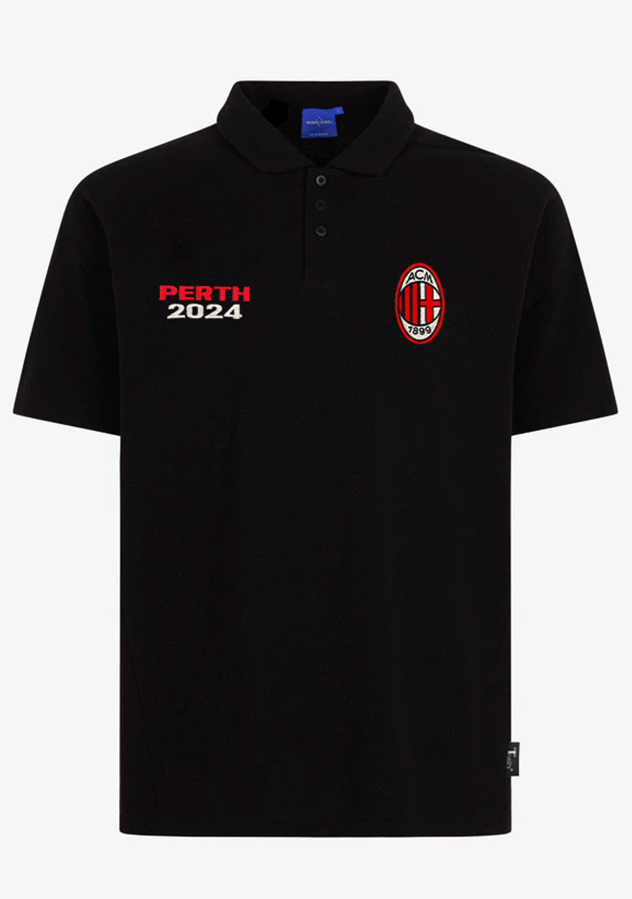AC Milan Men's Perth Tour Polo Shirt - Official Soccer Jersey for Fans, Training & Casual Wear - Perfect for Games, Gifts & Everyday Outfits