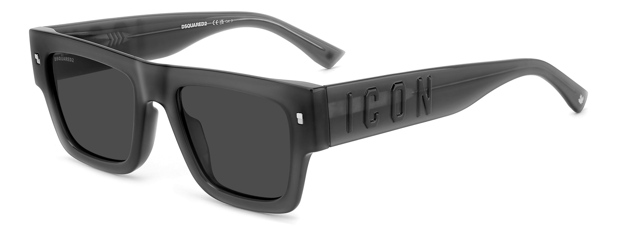 DSQUARED2 Icon 0021/S Sunglasses - Polarized UV Protection Aviator Style for Men & Women - Perfect for Driving, Beach & Outdoor Activities