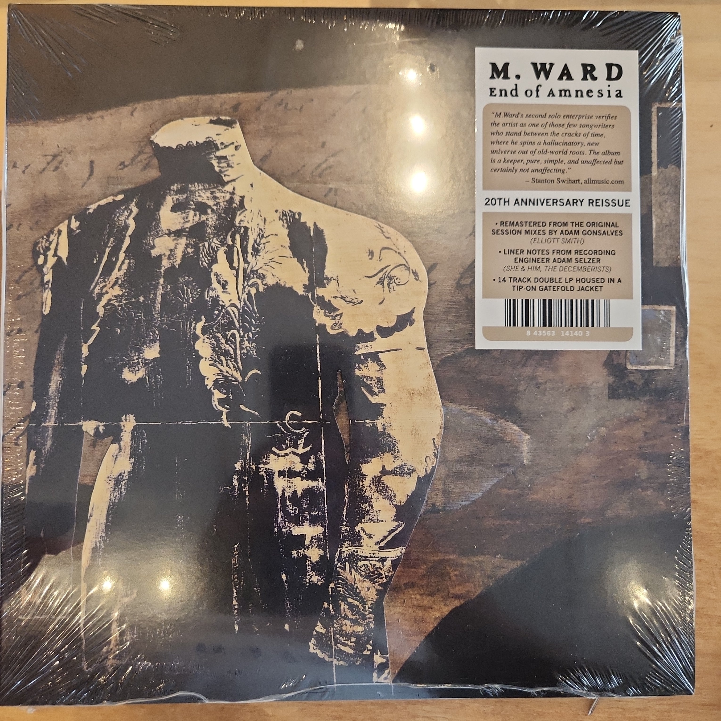M Ward - End of Amnesia Vinyl LP Record | Indie Folk Music Album | Perfect for Vinyl Collectors & Music Enthusiasts