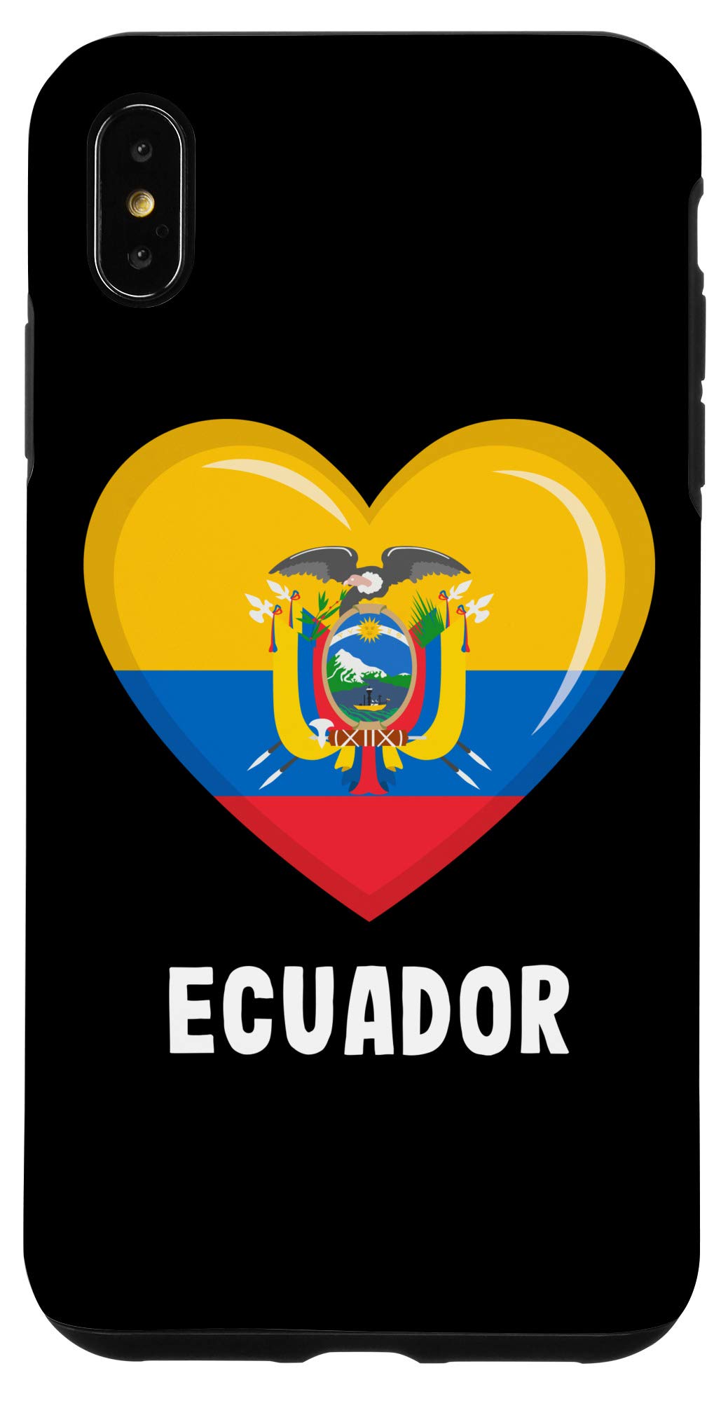 iPhone XS Max Case with Ecuador Flag Design - Premium Protective Cover for iPhone XS Max - Show Your Ecuadorian Pride | Perfect for Travel, Gifts & Daily Use