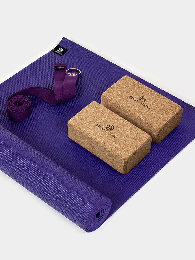 Eco-Friendly Cork Yoga Mat Set with Non-Slip Surface - Oeko-Tex Certified for Home & Studio Practice - Perfect for Beginners & Professionals
