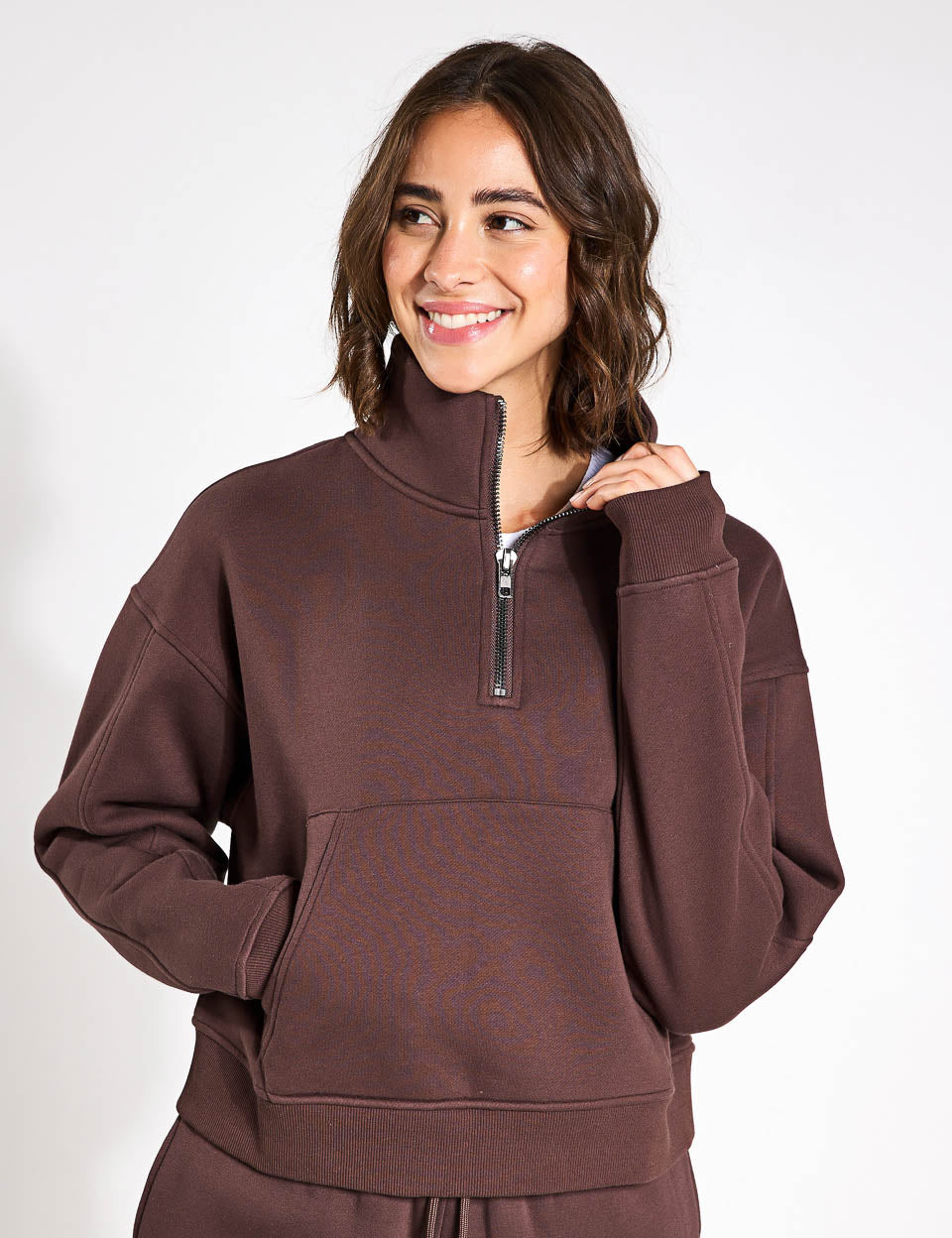 Rihanna-Inspired Sweatshirt for Women | Comfortable & Stylish Oak Color | Perfect for Casual Wear, Gym, and Street Fashion