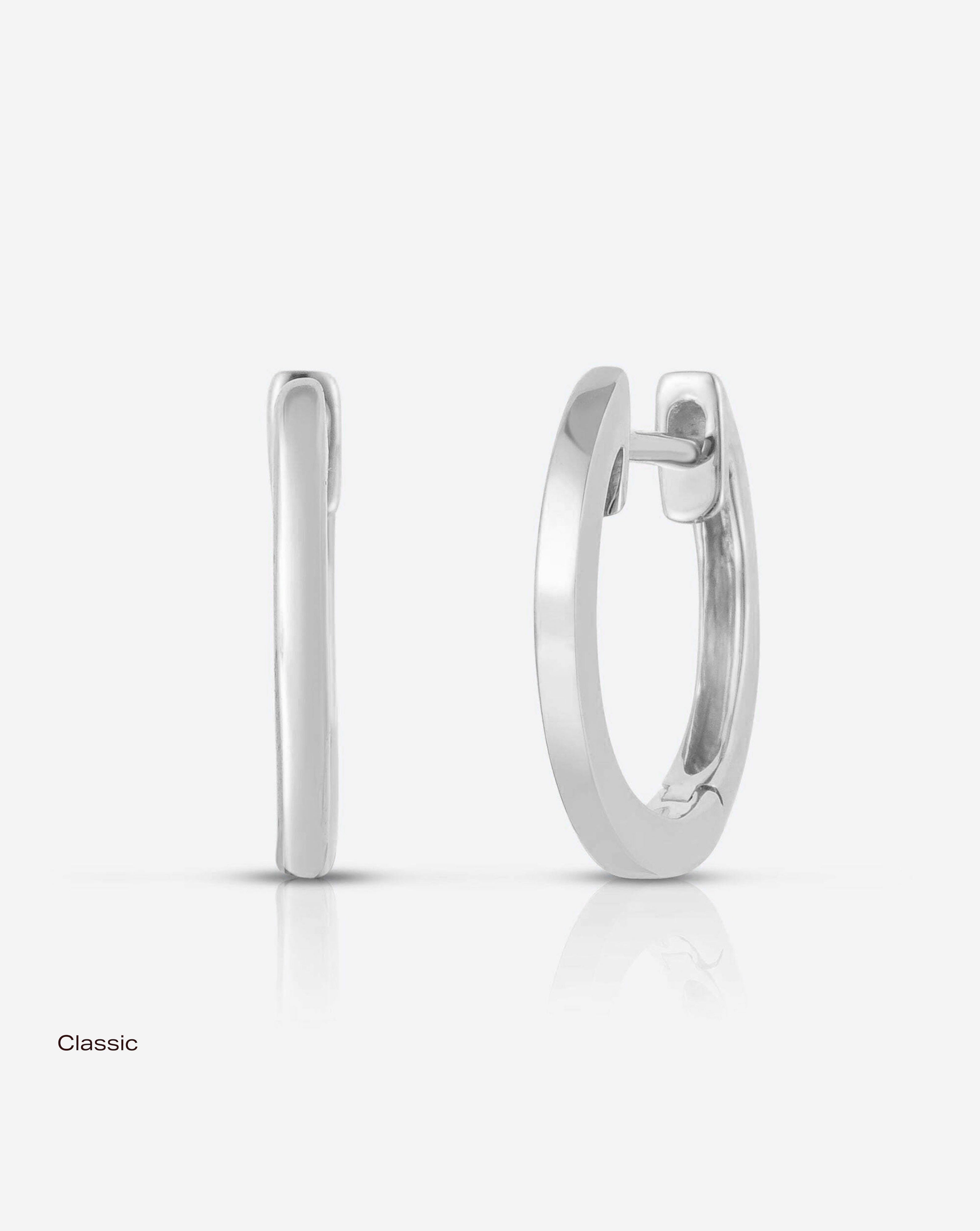 Classic Gold Huggie Hoop Earrings for Women - 14K Gold Plated Small Hoops - Perfect for Everyday Wear, Gifts & Special Occasions