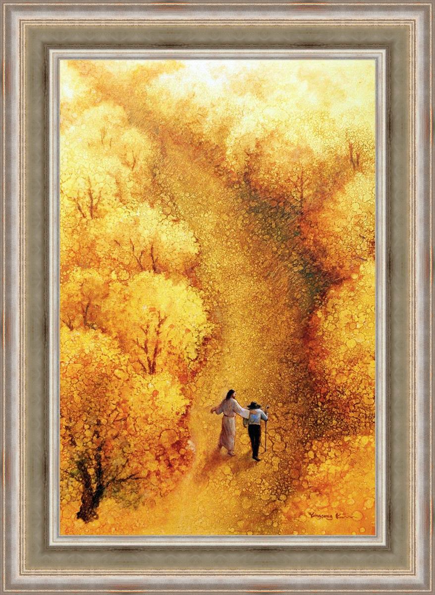 By Your Side - Heartwarming Art Print by Yongsung Kim | Christian Home Decor, Wall Art for Living Room & Bedroom | Perfect Gift for Weddings, Anniversaries & Housewarming