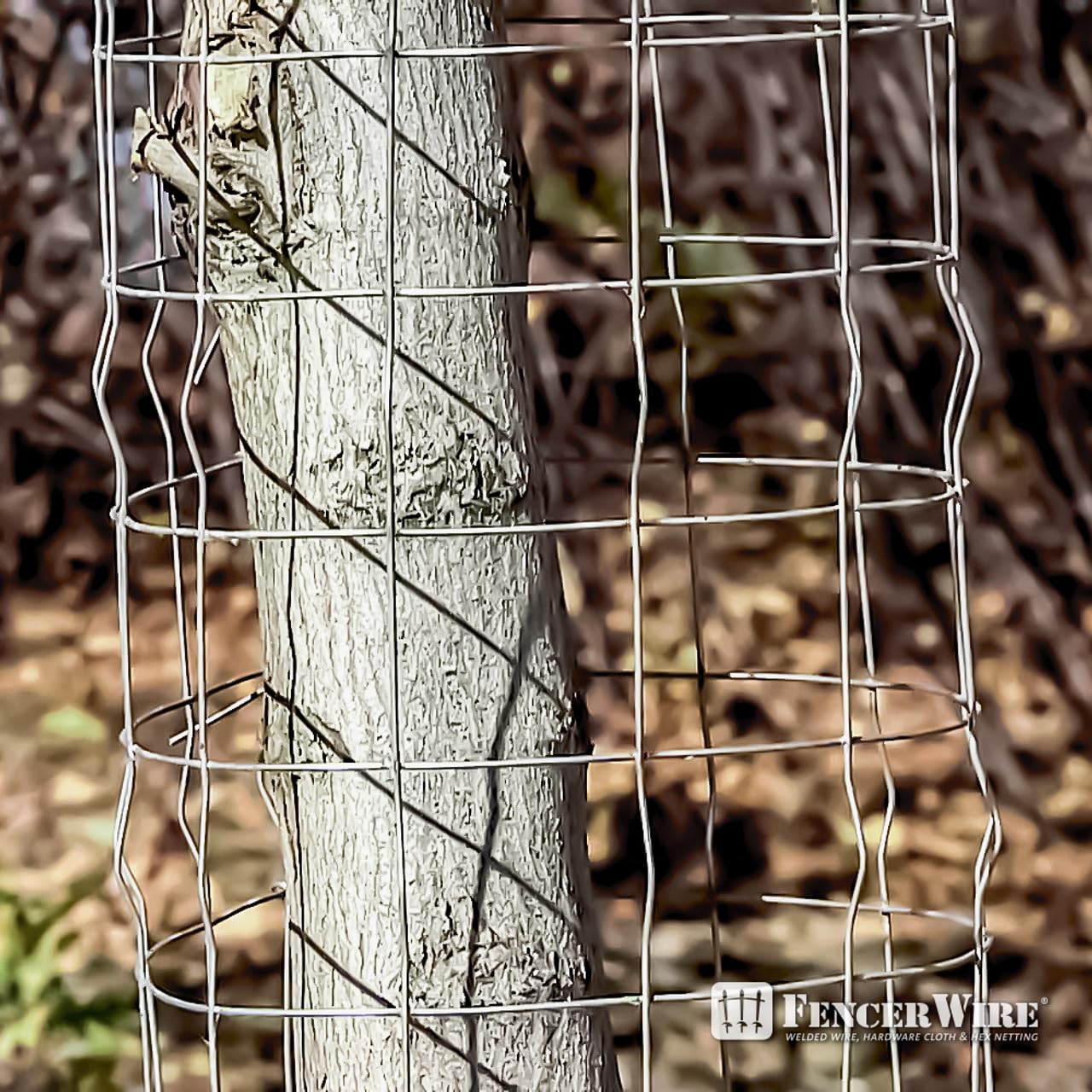 5 ft. x 100 ft. Galvanized Welded Wire Fence Roll - 16 Gauge 4