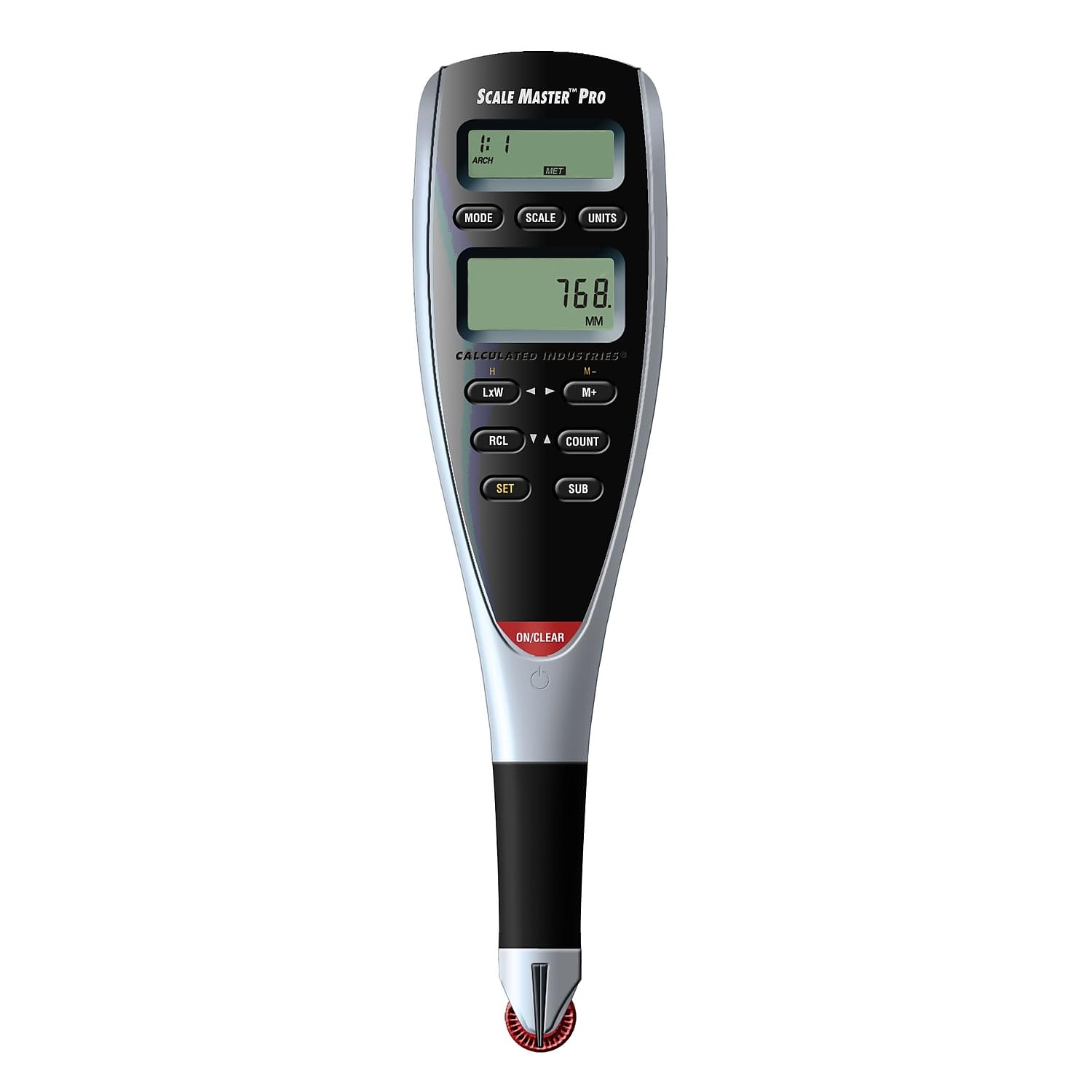 Calculated Industries Scale Master Pro 7.3-Inch Digital Plan Measure Tool (6025) - Perfect for Architects, Engineers & Construction Professionals