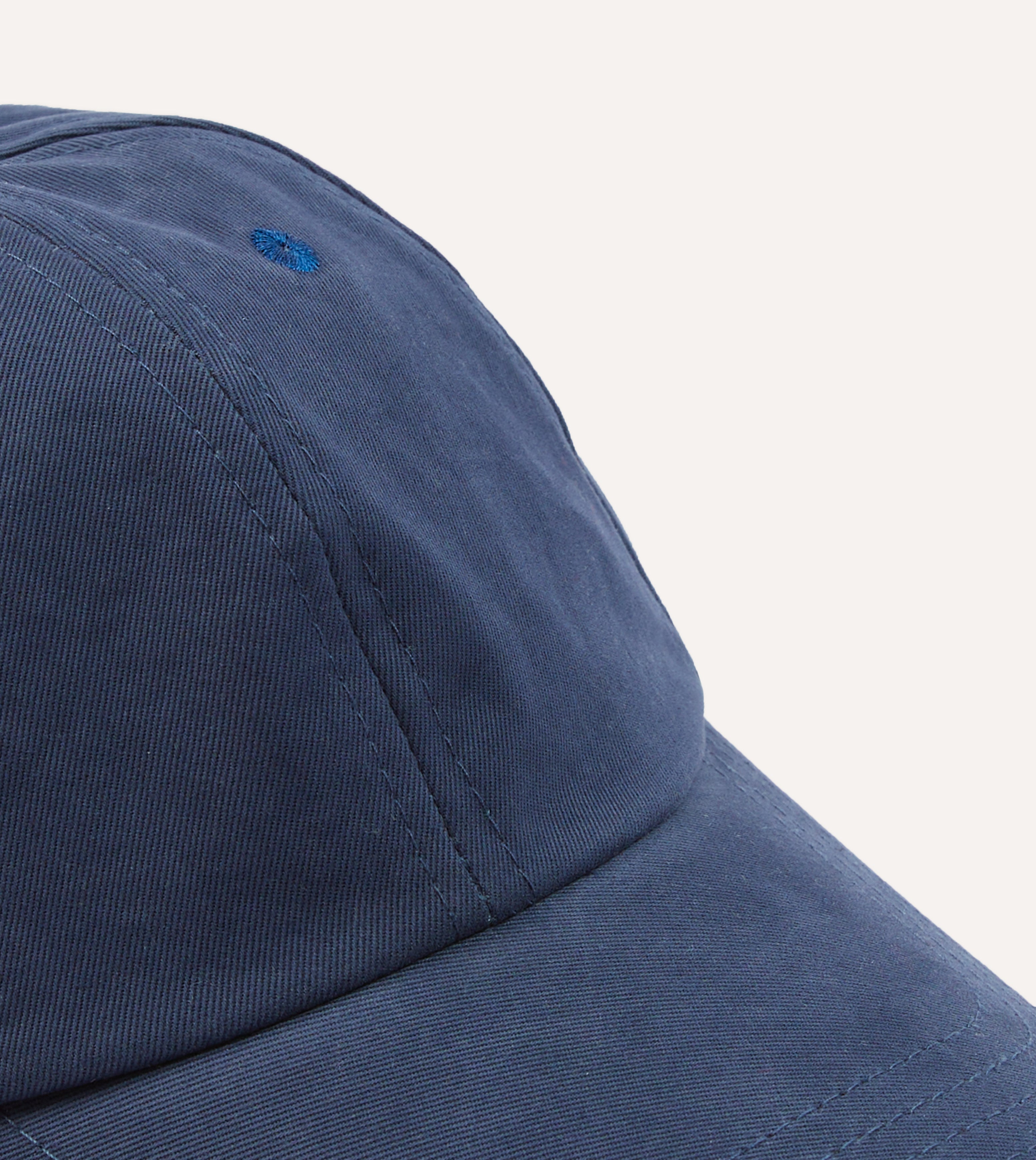 Premium Navy Blue Cotton Paracord Baseball Cap - Adjustable Outdoor Hat for Hiking, Camping & Survival Gear - Lightweight & Durable Men's & Women's Cap