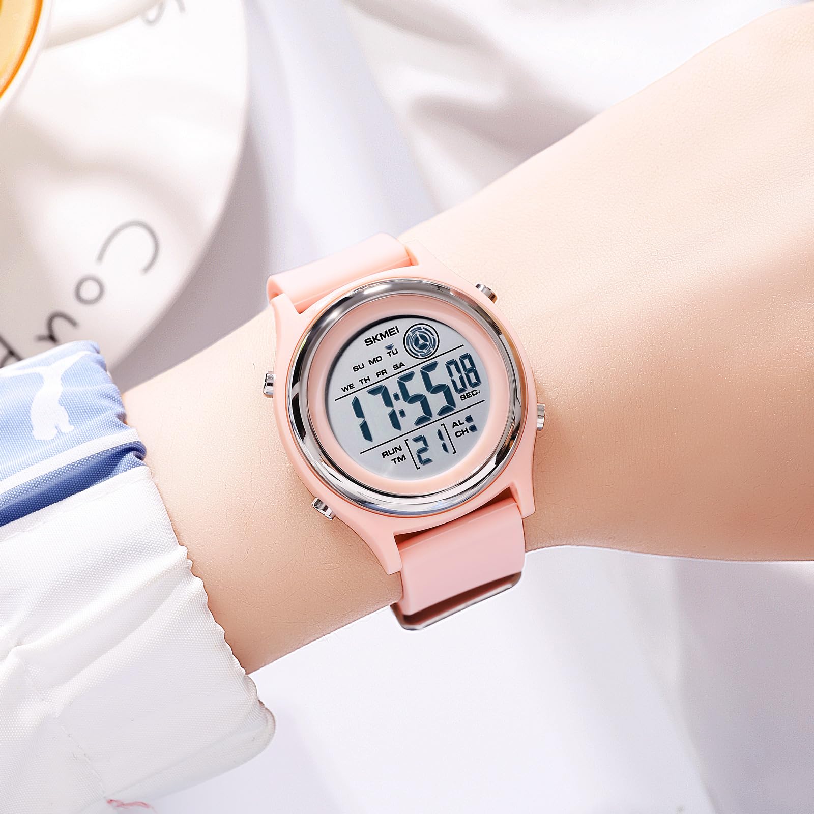 FANMIS Unisex Digital Sports Watch - Waterproof, Luminous, Multi-Functional Minimalist Design for Students & Outdoor Activities | Perfect for Running, Swimming, Gym & Daily Wear