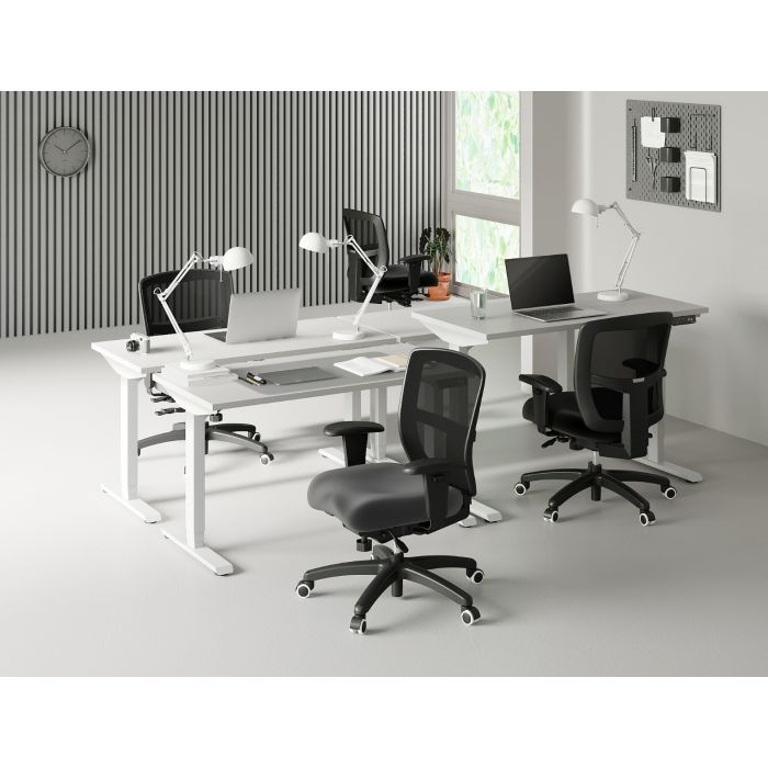 Friant BJ MM2242BT MidZONE Ergonomic Mid Back Task Chair with Lumbar Support - Perfect for Office, Home Workspace & Computer Desk Use