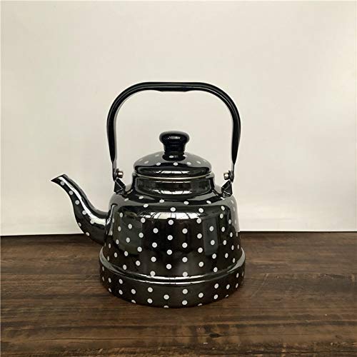 JHSHENGSHI 3.3L Mirror Glaze White Teapot - Chinese Style Ancient Clock Design, Universal for Induction Cooker & Gas Stove - Perfect for Home Tea Ceremony, Office Coffee Break & Gift Giving