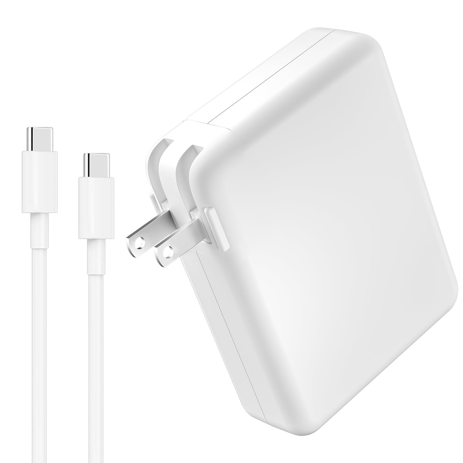140W USB C Fast Charger for MacBook Pro & Air, iPad Pro, Samsung Galaxy - 6.6ft USB-C to C Cable Included - Perfect for Home, Office & Travel Charging