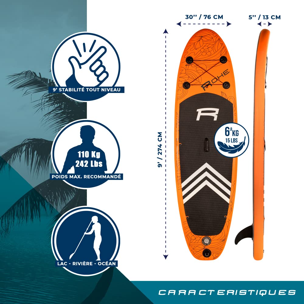 Inflatable Stand Up Paddle Board 9' (274cm) x 30