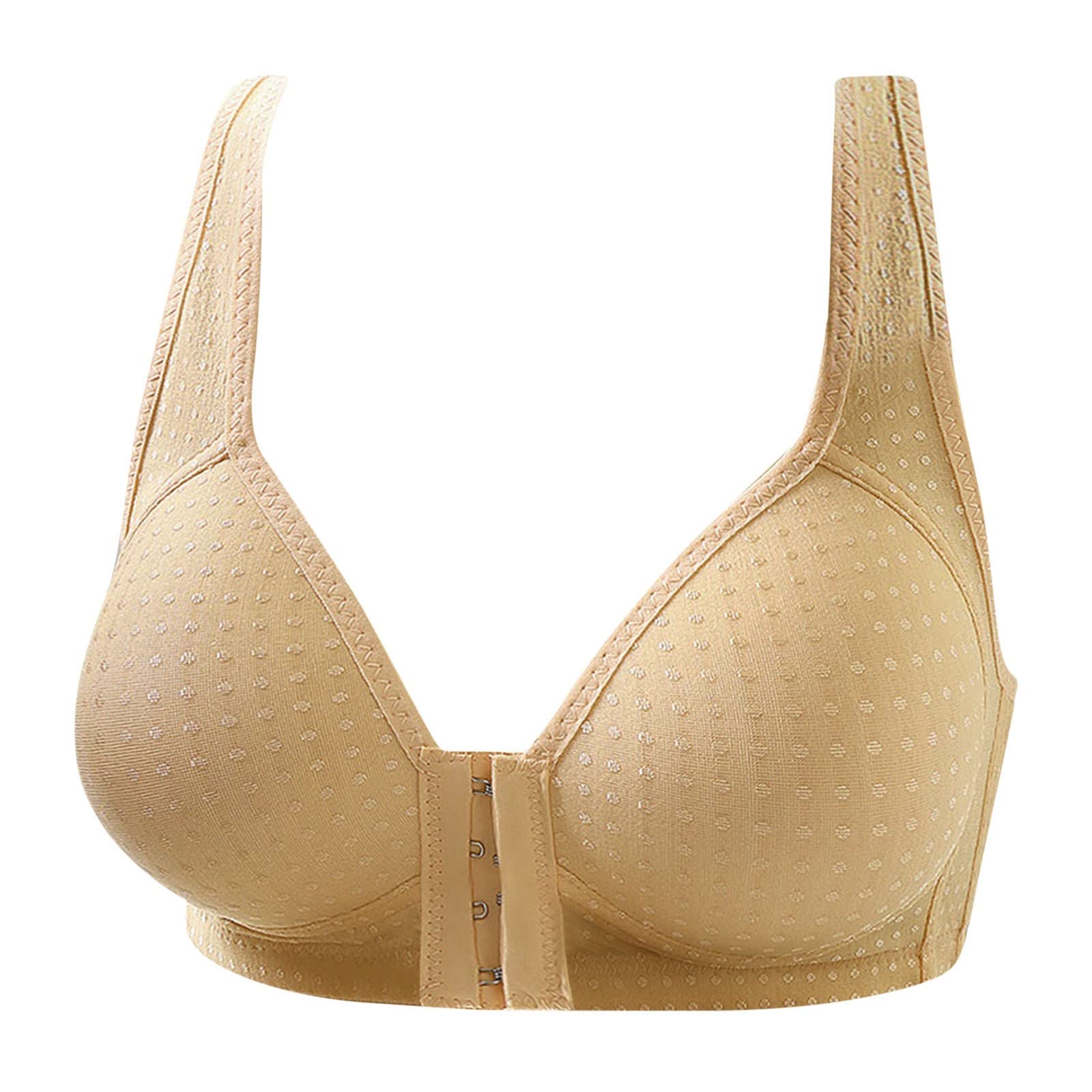 Rgogak Women's Seamless Full Coverage Wireless Bras - Plus Size Support Bra for Everyday Comfort & Active Wear