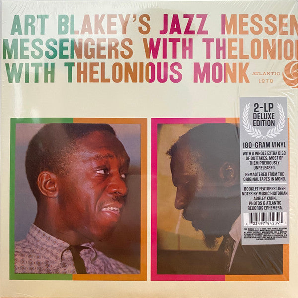 Art Blakey & Thelonious Monk Jazz Messengers Vinyl Record - Classic Jazz Album for Collectors & Music Lovers | Perfect for Home Listening, Gifts & Jazz Enthusiasts