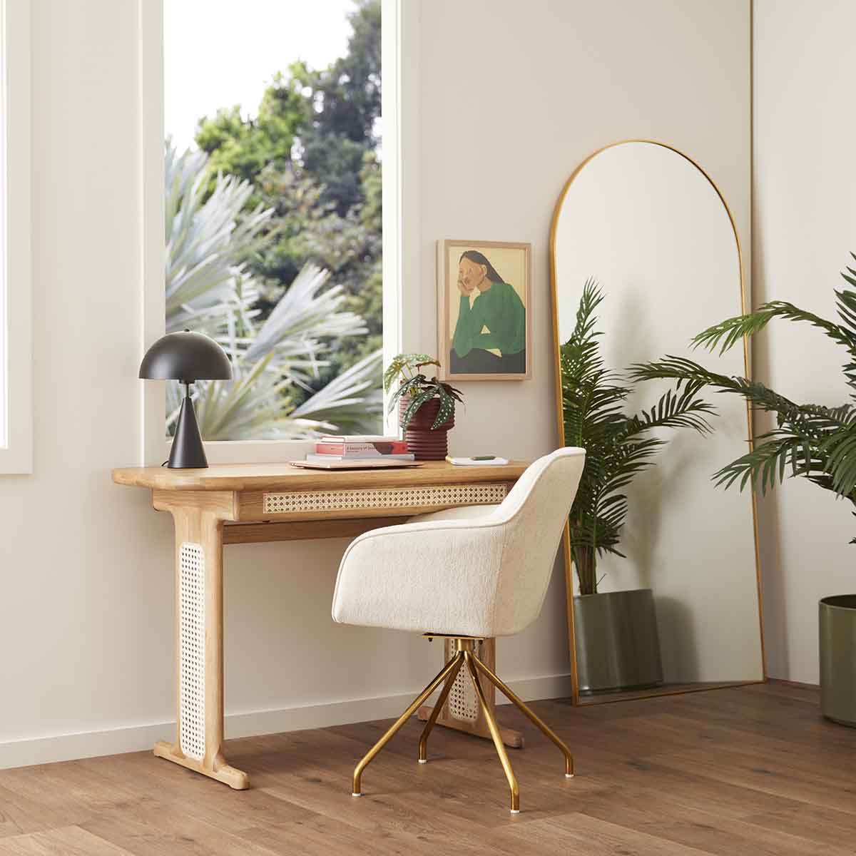 Levi Swivel Fabric Dining Arm Chair - Modern Upholstered Accent Chair for Kitchen, Dining Room & Office - Comfortable & Stylish Home Furniture