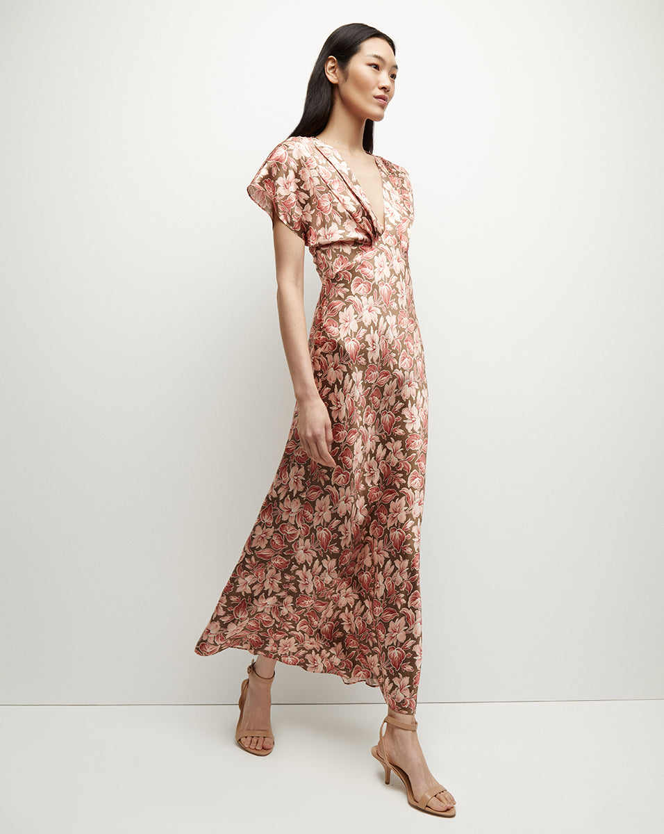 Seymour Stretch Silk Dress - Elegant & Comfortable Women's Silk Dress for Evening Parties, Weddings & Special Occasions