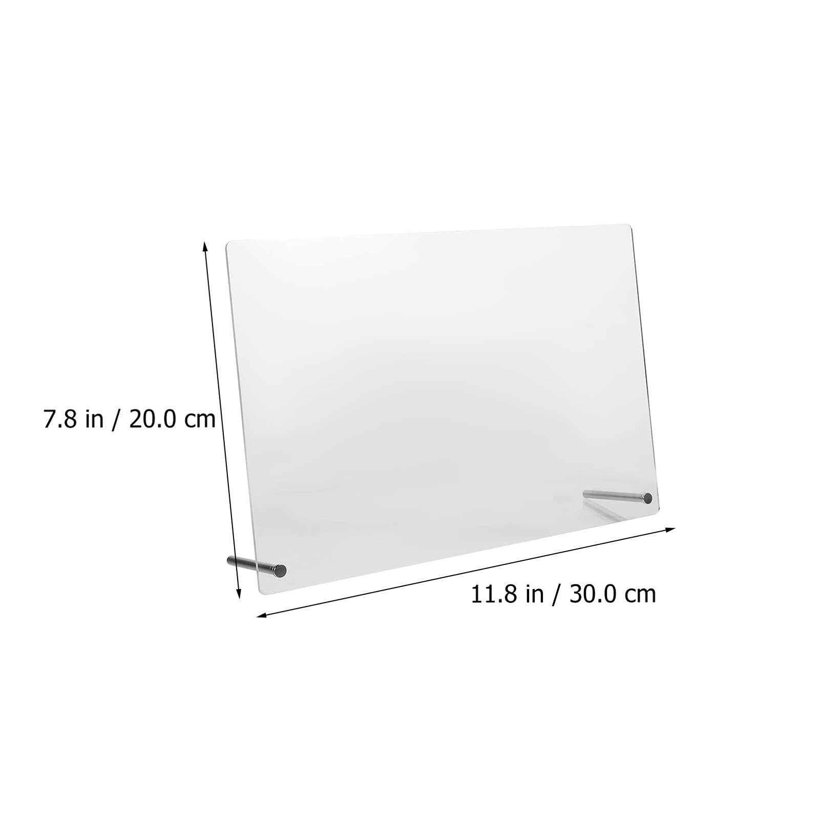 1 Set Acrylic Nail Display Board - Transparent Nail Color Stand with Stainless Steel Bracket for Salon & Nail Art Supplies - Perfect for Nail Polish Showcase, Salon Display, and Nail Art Sample Organization